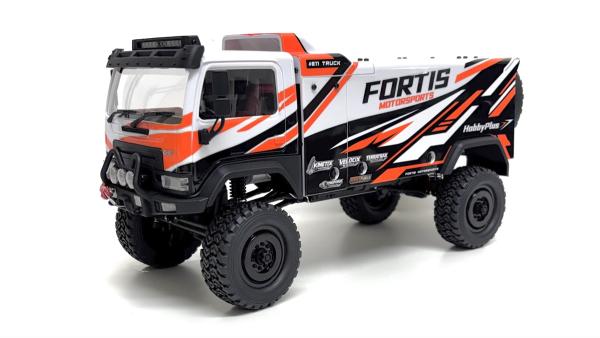 Hobby Plus 1:18 "DKR-4 Fortis" Rally Truck brushed RTR - White